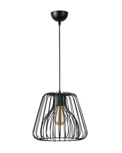 PDC 6110 BK 1/Φ ΜΕΤΑΛΛΙΚΟ ΜΑΥΡΟ ΜΕ ΔΙΠΛΟ ΚΑΠΕΛΟ Ε27