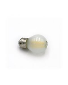LED ΛΑΜΠΑ COG ΣΦΑΙΡΙΚΟ ΜΑΤ <b>Ε27 6W</b> 230V <span style="color: #f83206;">ΘΕΡΜΟ</span>