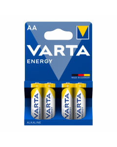  ΜΠΑΤΑΡΙΕΣ VARTA 4106 ΑΛΚΑΛΙΚΕΣ <b>BLISTER : 4 ΤΕΜΑΧΙΑ</b> <b>ENERGY AA</b> 