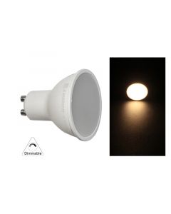 LED ΛΑΜΠΑ GU10 <b>5W</b> 230V 105° ΝΤΙΜΑΡΙΖΟΜΕΝΟ <span style="color: #f83206;">ΘΕΡΜΟ</span>  
