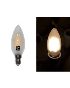 LED COG ΚΕΡΑΚΙ ΜΑΤ <b>Ε14 6W</b> 230V <span style="color: #f83206;">ΘΕΡΜΟ</span> 