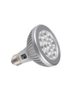 LED SMD ΑΛΟΥΜΙΝΙΟ PAR30 E27 <b>16W</b> 230V 35° <span style="color: #3366ff;">ΨΥΧΡΟ</span>
