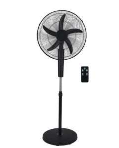 ΑΝΕΜΙΣΤΗΡΑΣ ΟΡΘΟΣΤΑΤΗΣ Φ50cm 65W 5 ΠΤΕΡΥΓ+ΤΗΛΕΧΕΙΡΙΣΤΗΡΙΟ ΜΑΥΡΟΣ