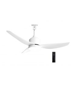 ΑΝΕΜΙΣΤΗΡΑΣ ΟΡΟΦΗΣ IP44 30W Φ1,32m LED 22W ME ΤΗΛΕΧ/ΡΙΟ ABS ΛΕΥΚΟΣ