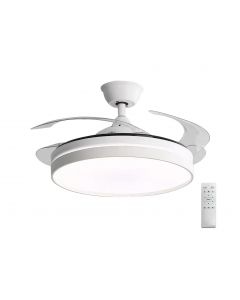ΑΝΕΜΙΣΤΗΡΑΣ ΟΡΟΦΗΣ 32W Φ106cm LED 36W CCT ΜΕ ΤΗΛ/ΡΙΟ PC ΛΕΥΚΟΣ