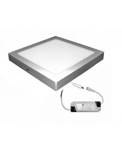 LED ΦΩΤΙΣΤΙΚΟ ΕΠΙΤΟΙΧΟ ΑΛΟΥΜΙΝΙΟΥ ΤΕΤΡΑΓΩΝΟ <b>25W</b> <span style="color: #f83206;">ΘΕΡΜΟ</span> ΑΣΗΜΙ
