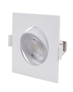 LED ΣΠΟΤ ΨΕΥΔΟΡΟΦΗΣ ΚΙΝΗΤΟ ΤΕΤΡΑΓΩΝΟ 3W/5W/7W CCT 38° <b>ΛΕΥΚΟ</b>