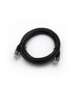 ΚΑΛΩΔΙΟ ΔΙΚΤΥΟΥ UTP Cat5e CU 7*0.16mm <span style="color: #ffffff; background-color: #333333;">ΜΑΥΡΟ</span> <b>2m</b> PROFESSIONAL 