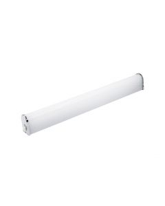 LED ΦΩΤΙΣΤΙΚΟ ΛΟΥΤΡΟΥ PC <b>40cm 10W</b> IP44 CCT <b>ΧΡΩΜΙΟ</b>
