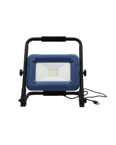 ΠΡΟΒΟΛΕΑΣ LED ΦΟΡΗΤΟΣ ΕΠΑΝΑΦΟΡΤΙΖΟΜΕΝΟΣ <b>15W</b> 4000K ΜΠΛΕ