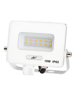 ΠΡΟΒΟΛΕΑΣ LED ΚΑΙ ΓΙΑ ΑΝΙΧΝΕΥΤΗ ΚΙΝΗΣ. <b>10W</b> 230V <b>ΛΕΥΚΟ</b>  IP65 ΛΕΥΚΟΣ