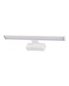 ΦΩΤΙΣΤΙΚΟ LED ΛΟΥΤΡΟΥ ΑΛΟΥΜΙΝΙΟΥ 40cm <b>8W</b> IP44 4000K <b>ΛΕΥΚΟ</b> 