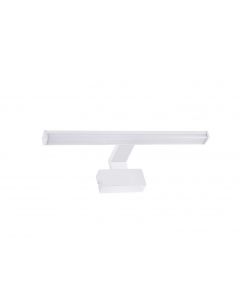 LED ΦΩΤΙΣΤΙΚΟ ΛΟΥΤΡΟΥ ΑΛΟΥΜΙΝΙΟ & PC <b>40cm 8W</b> IP44 CCT <b>ΛΕΥΚΟ</b>