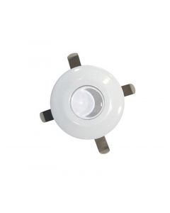 ΣΤΡΟΓΓΥΛΟ ΠΛΑΙΣΙΟ ΑΛΟΥΜΙΝΙΟΥ ΓΙΑ <b>(9501-1W)&(9501-6LED) ΛΕΥΚΟ</b>