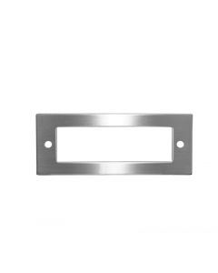 ΠΛΑΙΣΙΟ ΟΡΘΟΓΩΝΙΟ ΣΚΕΤΟ ΓΙΑ ΦΩΤΙΣΤΙΚΟ 9611-9612 16LED <b>INOX</b>