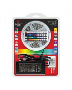 ΣΕΤ ΤΑΙΝΙA LED <span style="color: #ff0000;">R</span><span style="color: #008000;">G</span><span style="color: #0000ff;">B</span> 12V <b>7.2W</b> IP65 <b>5m</b>