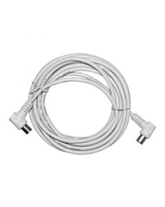 ΚΑΛΩΔΙΟ ΤΗΛΕΟΡΑΣΗΣ ΓΩΝΙΑ ΑΡΣΕΝΙΚΟ ΣΕ ΓΩΝΙΑ ΘΗΛΥΚΟ <b>1.5m</b> <b>ΛΕΥΚΟ</b>