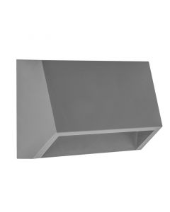 LED ΦΩΤΙΣΤΙΚΟ PC ΕΠΙΤΟΙΧΟ ΚΥΡΤΟ ΟΡΘΟΓΩΝΙΟ <b>2W</b> <span style="color: #f83206;">ΘΕΡΜΟ</span>  IP65 <b>ΓΚΡΙ</b>