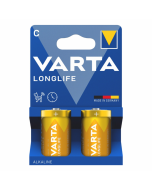ΜΠΑΤΑΡΙΕΣ VARTA 4114 ΑΛΚΑΛΙΚΕΣ <b>BLISTER : 2 ΤΕΜΑΧΙΑ LONGLIFE C</b>