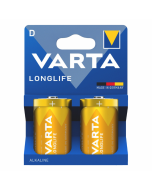 ΜΠΑΤΑΡΙΕΣ VARTA 4120 ΑΛΚΑΛΙΚΕΣ <b>BLISTER : 2 ΤΕΜΑΧΙΑ LONGLIFE D</b>
