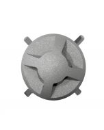 ΣΤΡΟΓΓΥΛΟ ΠΛΑΙΣΙΟ ΑΛΟΥΜΙΝΙΟΥ 4 ΘΥΡΩΝ ΓΙΑ <b>(9503-1W)&(9503-11LED) <span style="color: #808080;">ΓΚΡΙ</span></b>